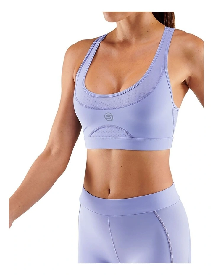 Series-3 Thistle Down Running Activewear Elite Bra in Purple image 5