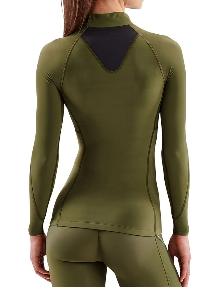 Series-3 Clothing Long Sleeve Top in Thermal Khaki image 2