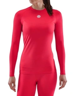 Series-1 Gym Long Sleeve Top in Red