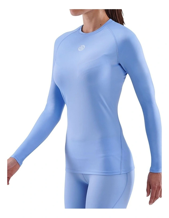 Series-1 Active Long Sleeve Top in Sky Blue image 4