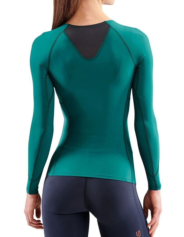 Series-3 Active Long Sleeve Top in Light Teal image 2