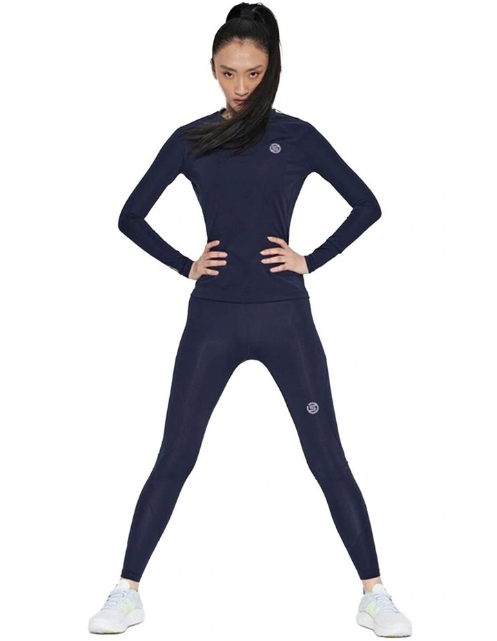 Series-2 Gym Clothing Long Tight in Navy Blue image 1