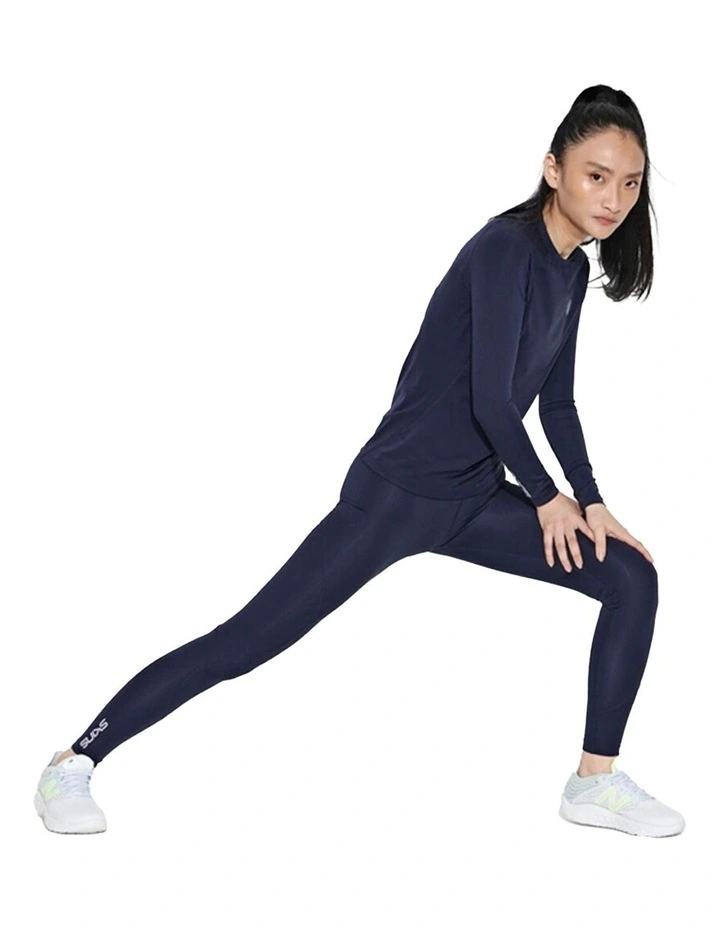 Series-2 Gym Clothing Long Tight in Navy Blue image 3