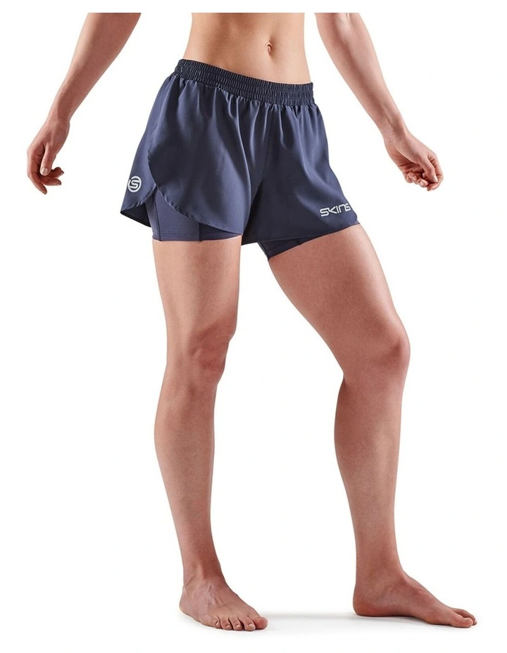 SKINS Series-3 Gym Superpose Tight in Navy Blue MYER