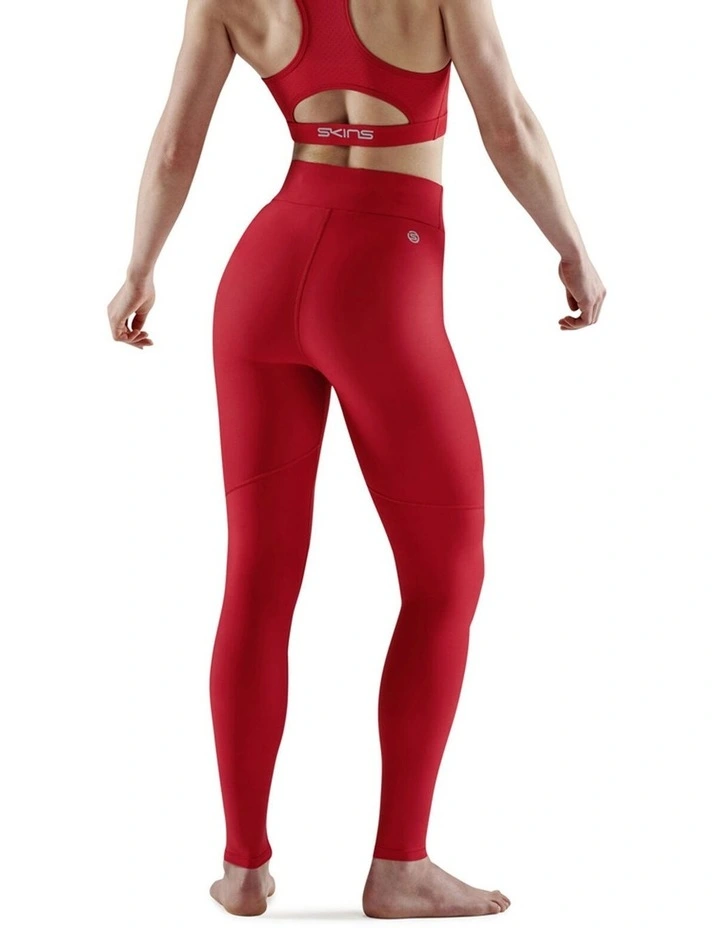 Series-3 Activewear Soft Long Tight in Red image 2