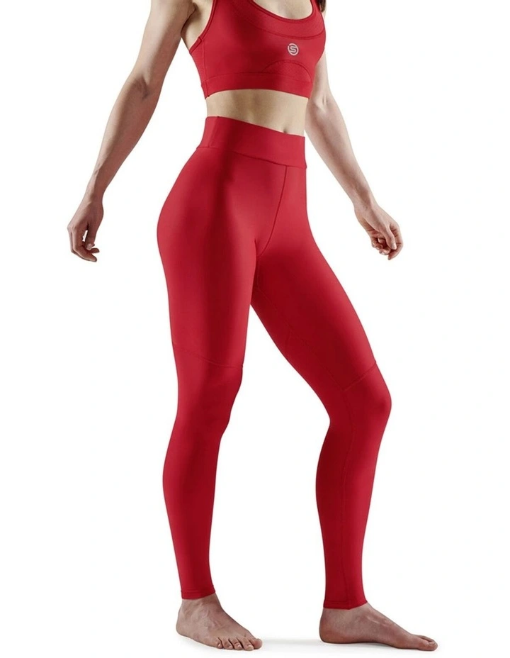 Series-3 Activewear Soft Long Tight in Red image 3