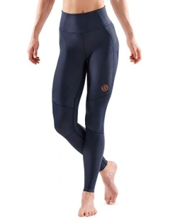 Series-5 Activewear Long Tights Skyscraper in Navy Blue