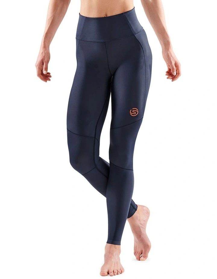 Series-5 Activewear Long Tights Skyscraper in Navy Blue image 1