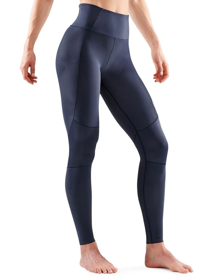 Series-5 Activewear Long Tights Skyscraper in Navy Blue image 3