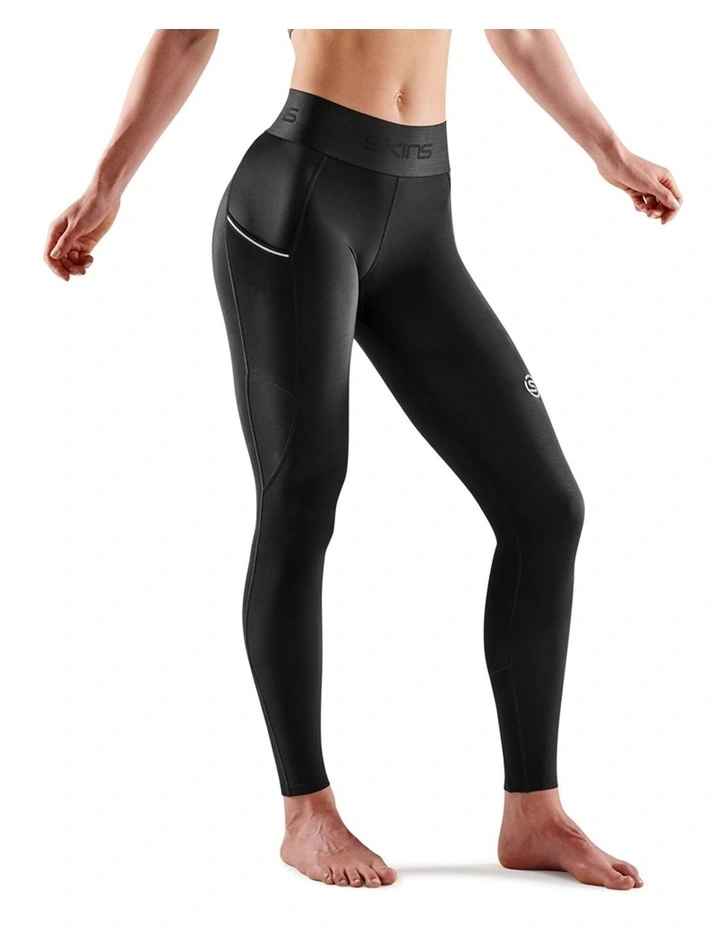 Series-3 Activewear Long Tight in Thermal Black image 1