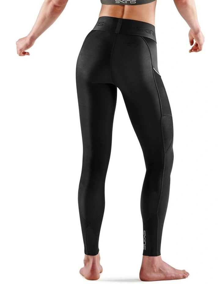 Series-3 Activewear Long Tight in Thermal Black image 2
