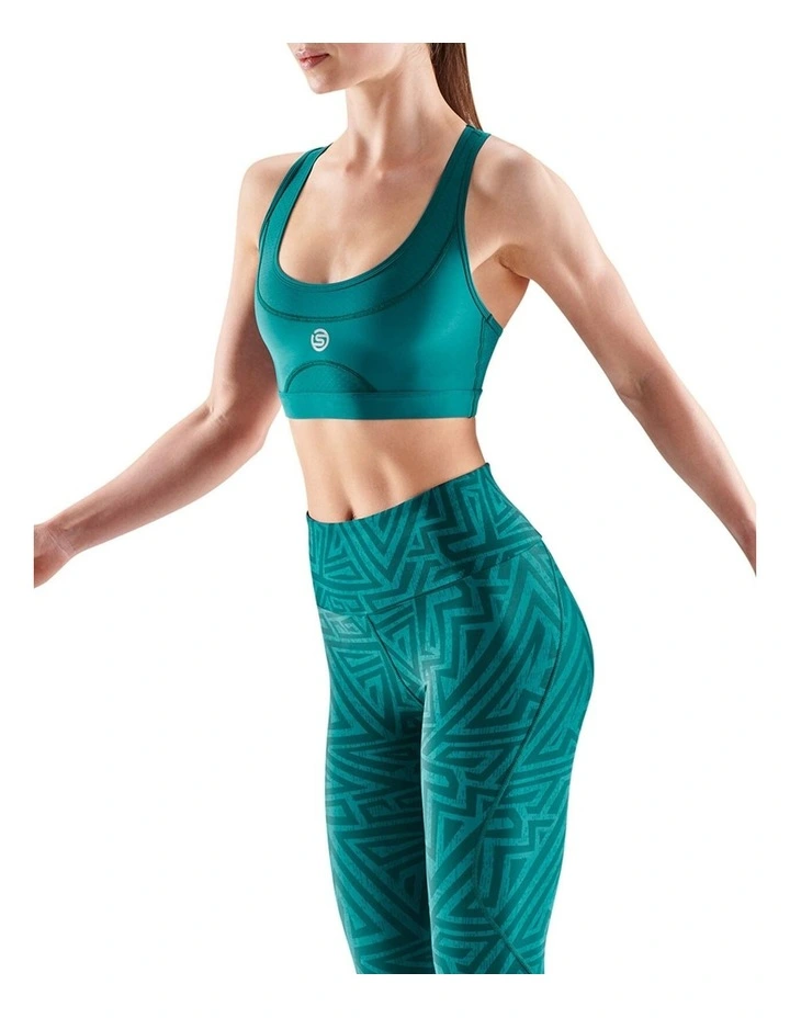 Series-3 Activewear Long Tight Travel and Recovery in Light Teal Angle image 4