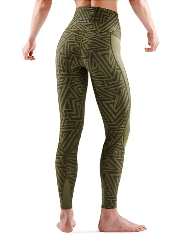 Series-3 Active Long Skyscraper Tight in Khaki image 2