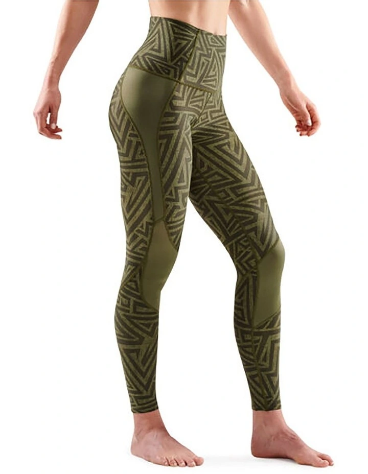Series-3 Active Long Skyscraper Tight in Khaki image 3