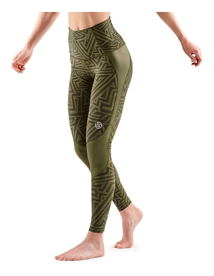 Series-3 Active Long Skyscraper Tight in Khaki image 4