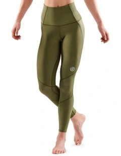 Series-3 Activewear Long Skyscraper Tight in Khaki