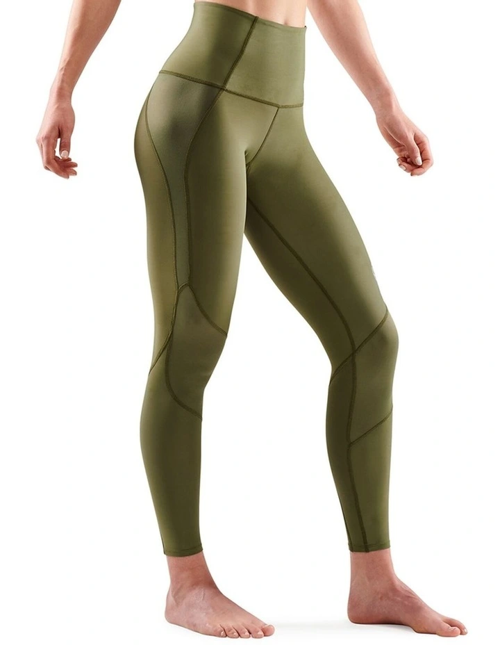 Series-3 Activewear Long Skyscraper Tight in Khaki image 3