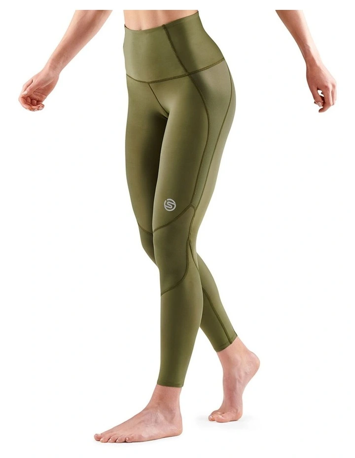 Series-3 Activewear Long Skyscraper Tight in Khaki image 4