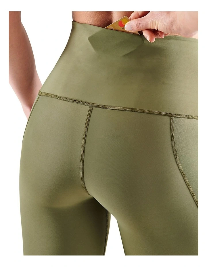Series-3 Activewear Long Skyscraper Tight in Khaki image 5