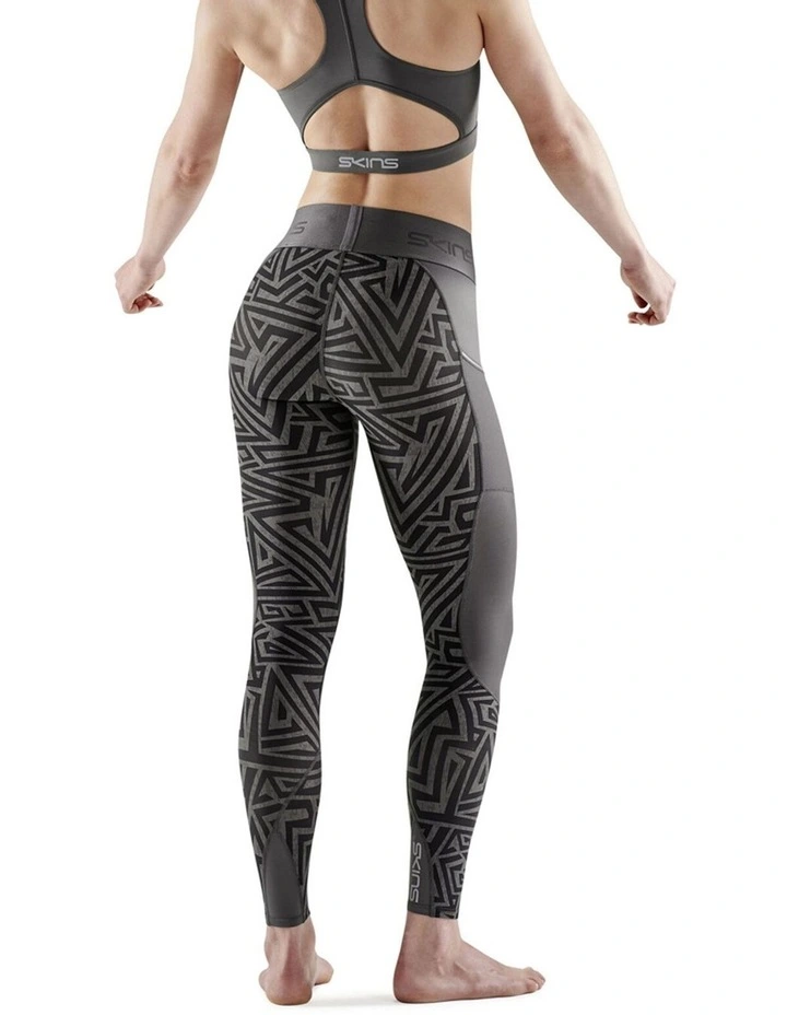 Series-3 Clothing Long Tight in Charcoal Angle image 2