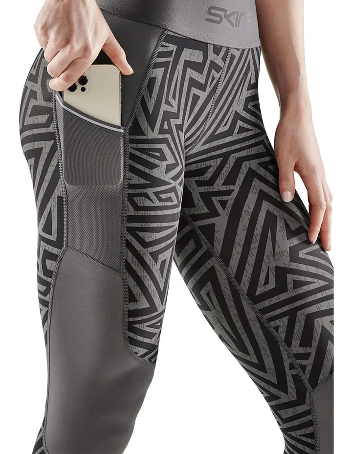 Series-3 Clothing Long Tight in Charcoal Angle image 5