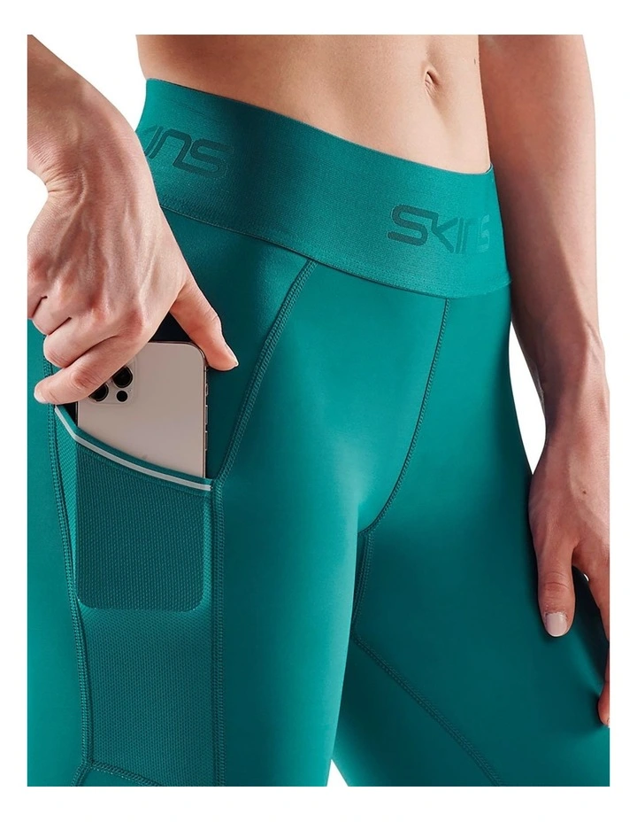 Series-3 Activewear Long Tight in LT Teal image 4