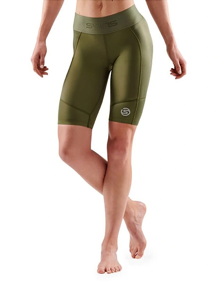 Series-3 Running/Gym Half Tight in Khaki image 1