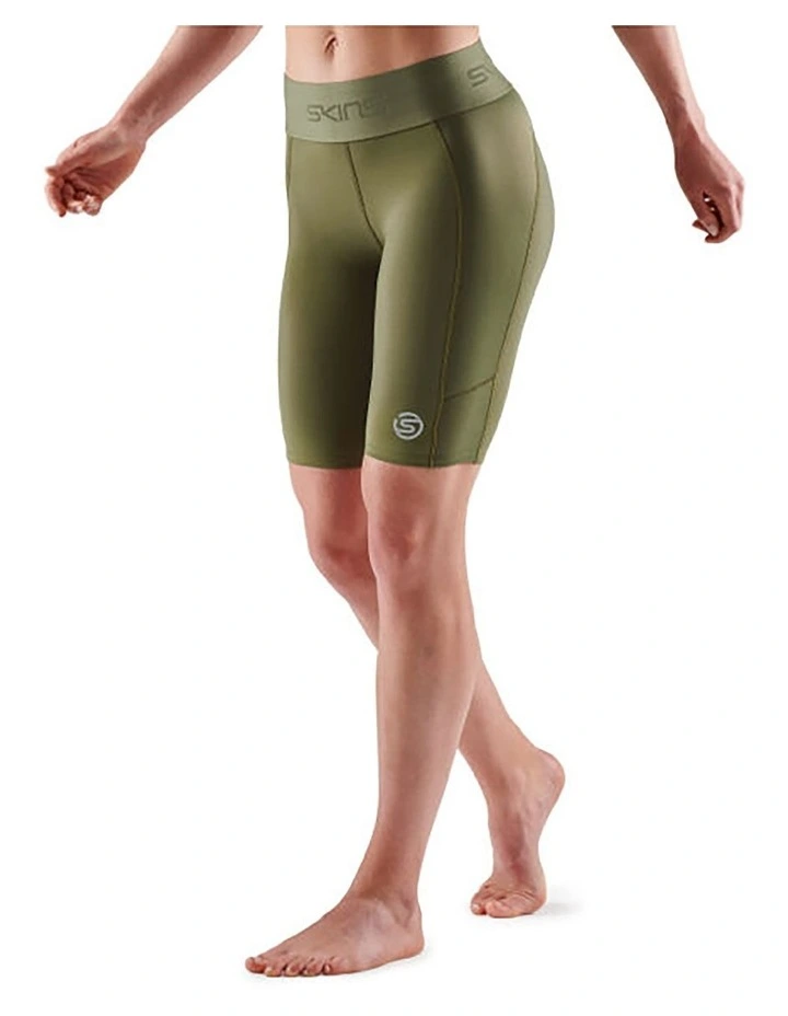 Series-3 Running/Gym Half Tight in Khaki image 4