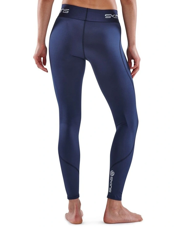 Series-1 Activewear 7/8 Long Tights in Navy Blue image 2