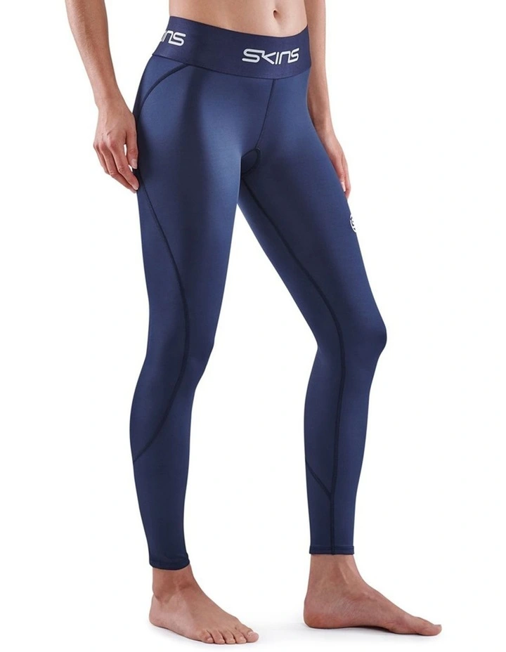Series-1 Activewear 7/8 Long Tights in Navy Blue image 3