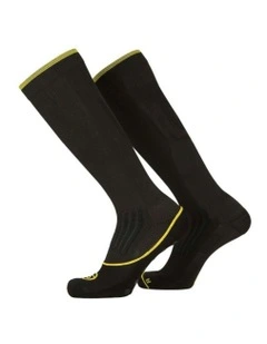 Series-3 Hockey AFL Running Travel Sock in Black