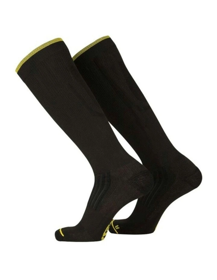 Series-3 Hockey AFL Running Travel Sock in Black image 3