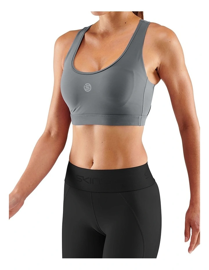 Series-3 Active Bra in Charcoal image 4