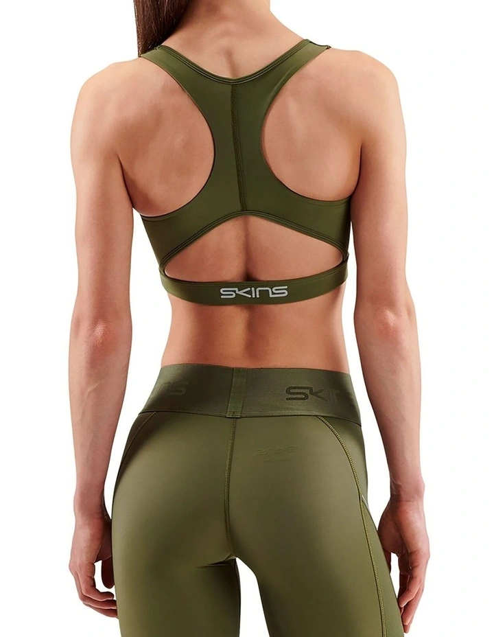 Series-3 Active Bra in Khaki image 2