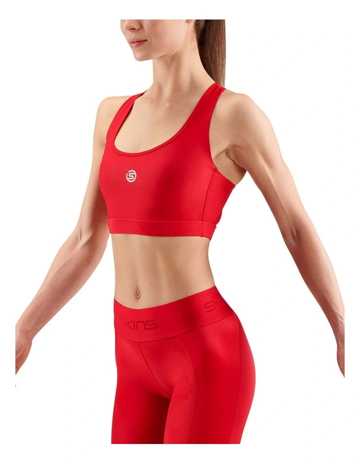 Series-3 Activewear Bra in Red image 3