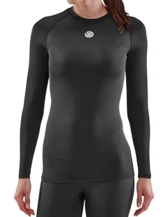 Series-1 Active Long Sleeve Top in Black