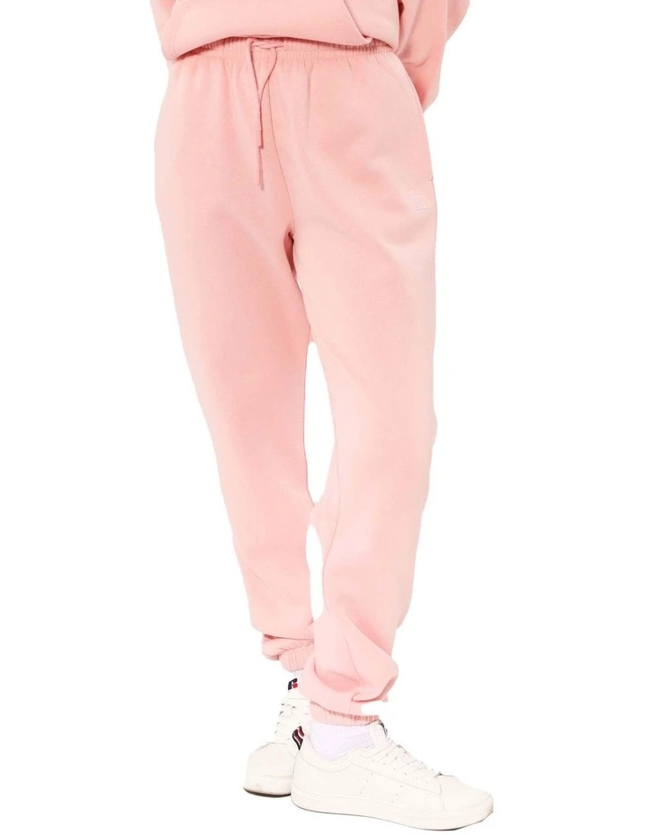 Logo Elastic Cuff Track Pants in Quartz Pink image 1