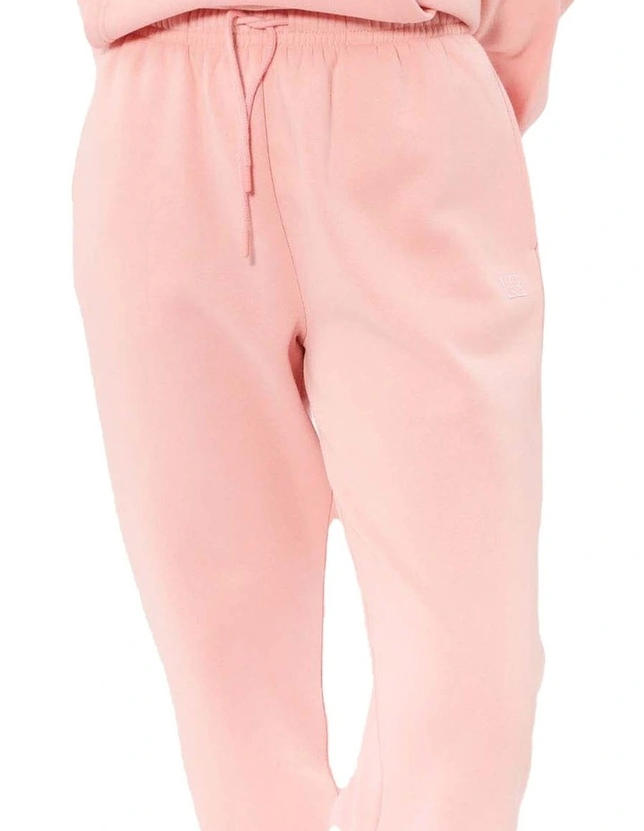 Logo Elastic Cuff Track Pants in Quartz Pink image 4