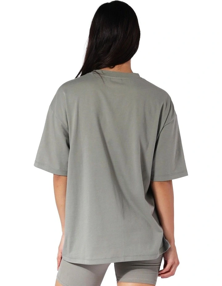 Logo Tee in Shadow Green image 2