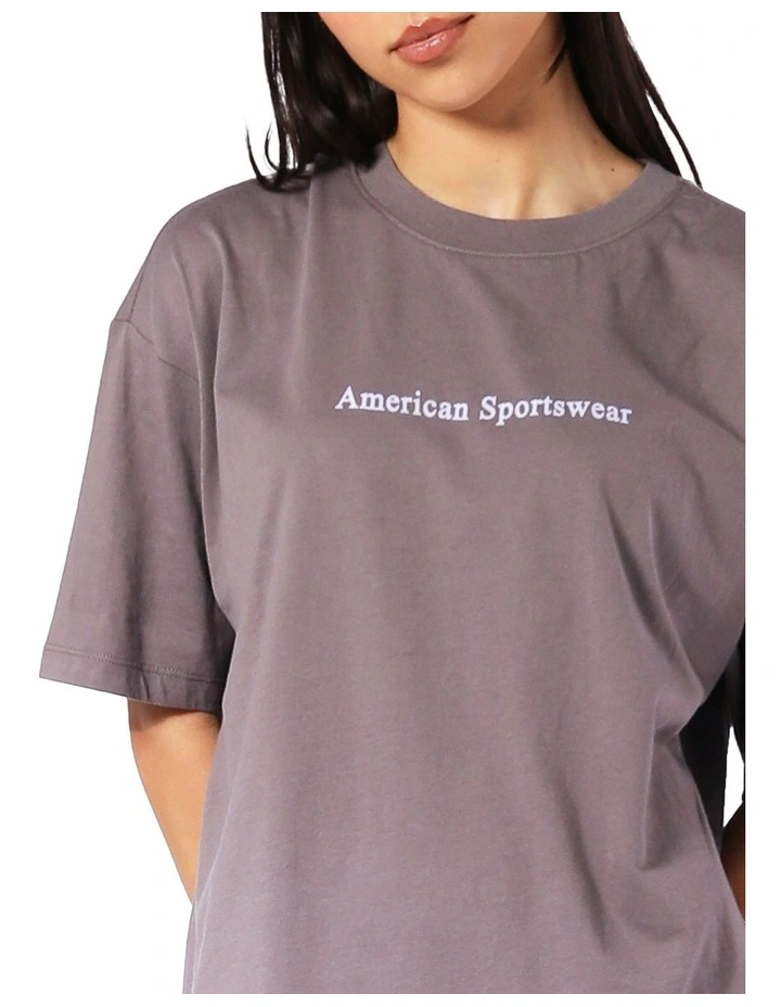 Fairhope Oversize Tee in Shark image 4