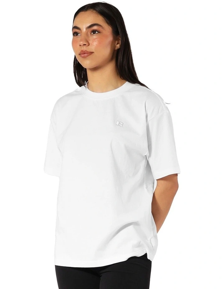 Logo Tee in White image 3