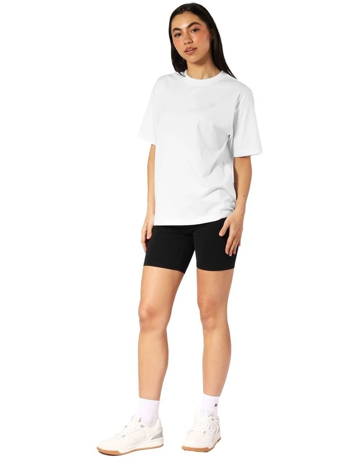 Logo Tee in White image 5