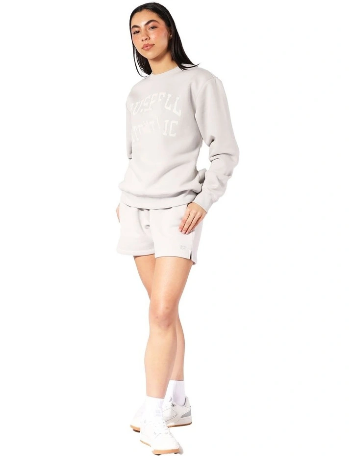 Logo Shorts in Antarctica White image 5
