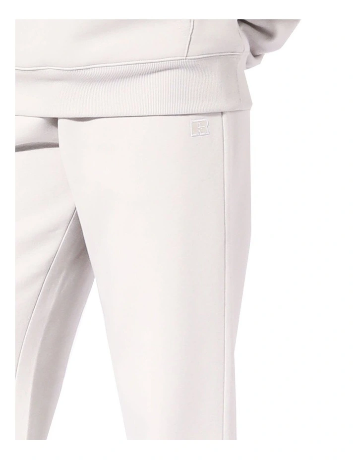 Logo Wide Leg Pant in Antarctica White image 4