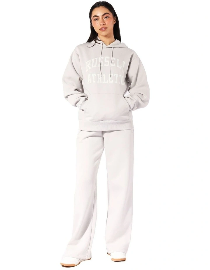 Logo Wide Leg Pant in Antarctica White image 5