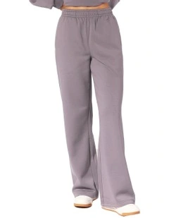 Logo Wide Leg Pant in Shark