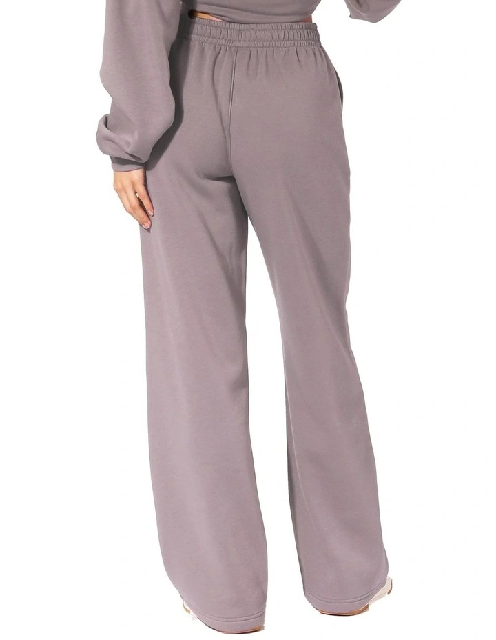 Logo Wide Leg Pant in Shark image 2