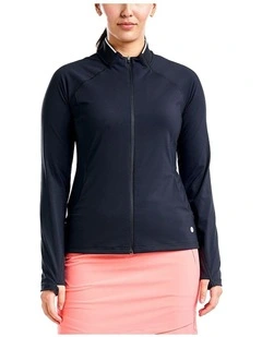 Alyssa Golf Jacket in Black