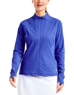 Alyssa Golf Jacket in Cobalt