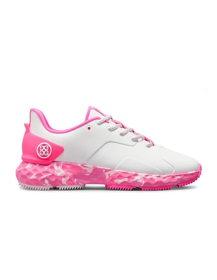 Camo Sole MG4  Golf Shoes in Snow/Knockout Pink image 1